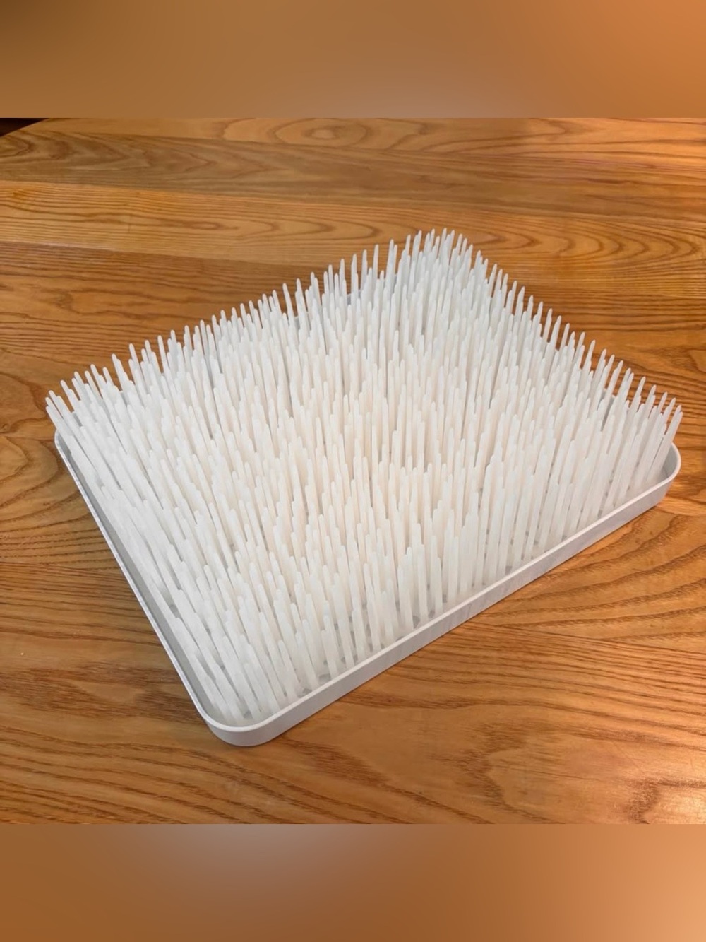 Boon White Grass-Style Bottle Drying Rack Tray - Home Bath